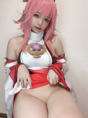 Rizuna -&nbsp;&nbsp;八重神子コスプレ自撮り写真集_77