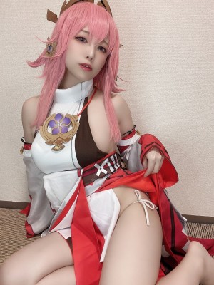 Rizuna -&nbsp;&nbsp;八重神子コスプレ自撮り写真集_11