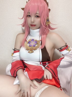 Rizuna -&nbsp;&nbsp;八重神子コスプレ自撮り写真集_86