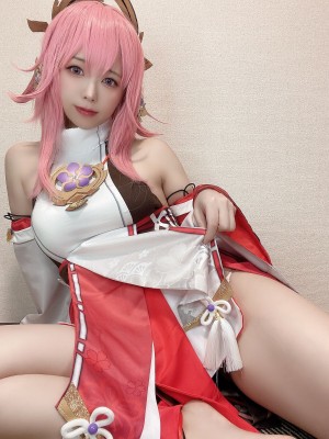 Rizuna -&nbsp;&nbsp;八重神子コスプレ自撮り写真集_20