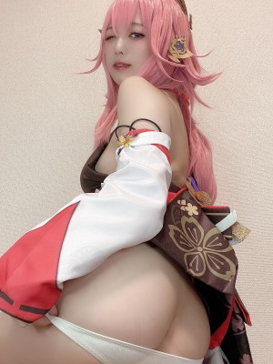Rizuna -&nbsp;&nbsp;八重神子コスプレ自撮り写真集_47
