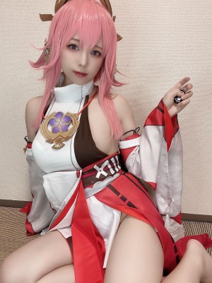 Rizuna -&nbsp;&nbsp;八重神子コスプレ自撮り写真集_10