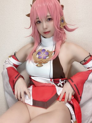 Rizuna -&nbsp;&nbsp;八重神子コスプレ自撮り写真集_85