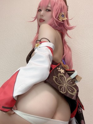 Rizuna -&nbsp;&nbsp;八重神子コスプレ自撮り写真集_46