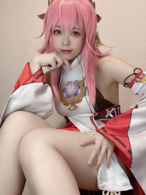 Rizuna -&nbsp;&nbsp;八重神子コスプレ自撮り写真集_42
