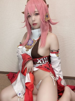 Rizuna -&nbsp;&nbsp;八重神子コスプレ自撮り写真集_14
