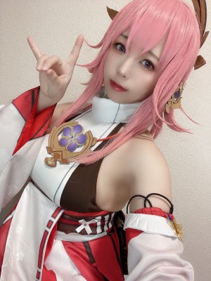 Rizuna -&nbsp;&nbsp;八重神子コスプレ自撮り写真集_27