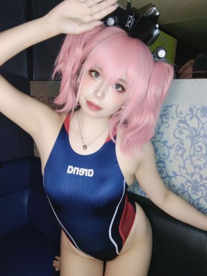 [酒乱にゃま] 艦これアトランタ競泳水着+ラバー靴下！_41