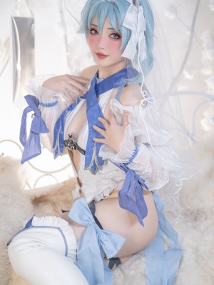 爆机少女喵小吉&云烧 - 原神花嫁：优菈&甘雨_06