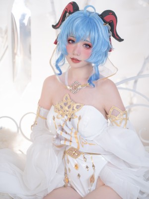 爆机少女喵小吉&云烧 - 原神花嫁：优菈&甘雨_12