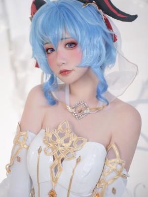 爆机少女喵小吉&云烧 - 原神花嫁：优菈&甘雨_15