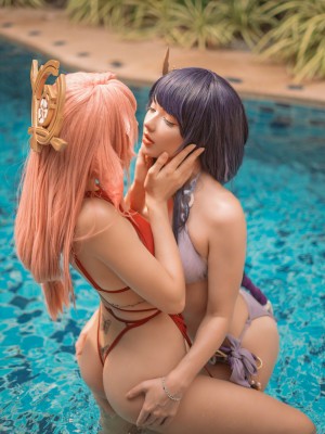 Yae Miko & Raiden - Shirogane & Misaki Sai_22