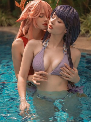 Yae Miko & Raiden - Shirogane & Misaki Sai_23