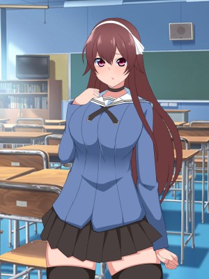 [さざめき通り] 品行方正風紀委員の私が、がに股オホ声アクメ症候群なんかにかかるわけありません!_090