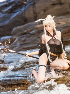 桜桃喵 - 闪灵泳装_13