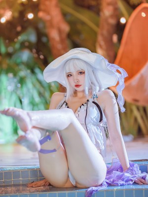 二佐Nisa - 碧蓝光辉泳装_18