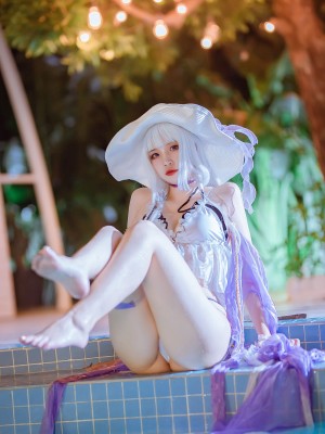 二佐Nisa - 碧蓝光辉泳装_12