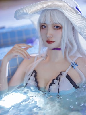 二佐Nisa - 碧蓝光辉泳装_27