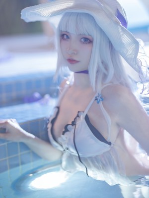 二佐Nisa - 碧蓝光辉泳装_28