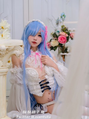 黏黏团子兔 - 蕾姆花嫁_18