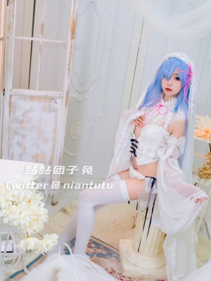 黏黏团子兔 - 蕾姆花嫁_03