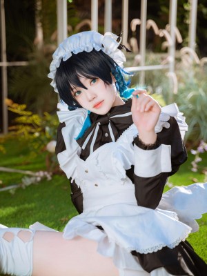 桜桃喵 - 温迪女仆_09