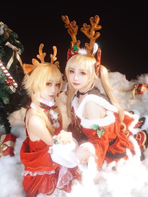 爆机少女喵小吉&花音栗子 - 原神圣诞特辑_25