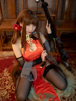 [面饼仙儿] DSR50 红牡丹 Girls Frontline_09