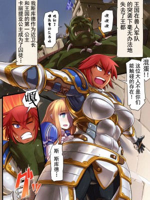 [不咕鸟汉化组] (C87) [M屋 (みこやん)] 騎士陵辱 姫さまだけは手を出すな!!_03