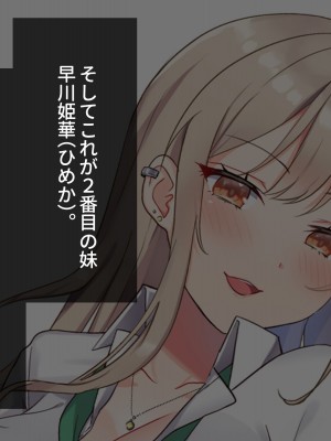 [ラミノネイリス] 俺のことが大好きすぎるJK・JCの妹3人が毎日エロ衣装でお兄ちゃんの赤ちゃんが欲しいと種付けを迫ってくる件_007