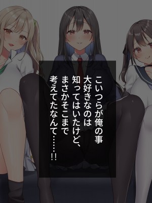 [ラミノネイリス] 俺のことが大好きすぎるJK・JCの妹3人が毎日エロ衣装でお兄ちゃんの赤ちゃんが欲しいと種付けを迫ってくる件_021