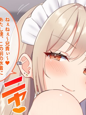 [ラミノネイリス] 俺のことが大好きすぎるJK・JCの妹3人が毎日エロ衣装でお兄ちゃんの赤ちゃんが欲しいと種付けを迫ってくる件_221