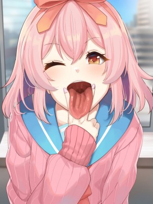 [ねこのおでこ (猫額)] 女の子がただ口をあけているだけ_25