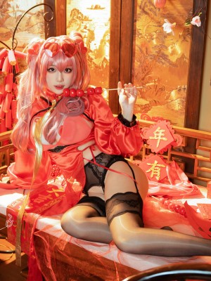 七七娜娜子 - 布莱默顿新春旗袍_004