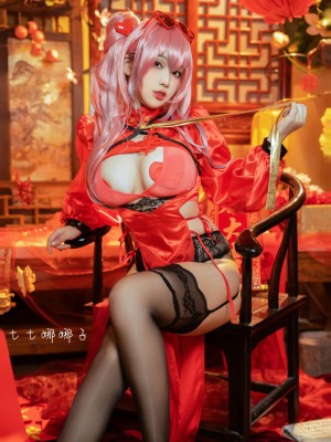 七七娜娜子 - 布莱默顿新春旗袍_012