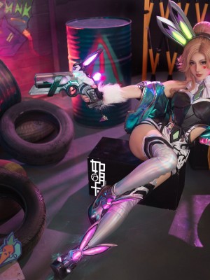 如月灰 - 英雄联盟-幻灵女枪-厄运小姐 HD写真_08