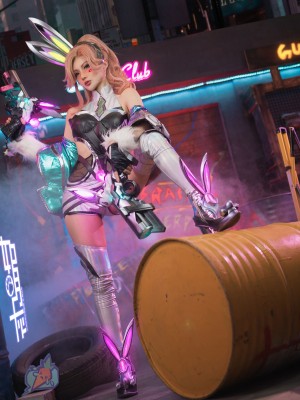 如月灰 - 英雄联盟-幻灵女枪-厄运小姐 HD写真_09