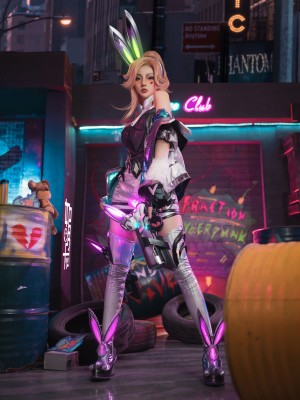 如月灰 - 英雄联盟-幻灵女枪-厄运小姐 HD写真_14