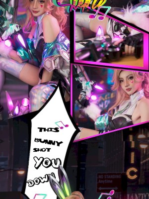 如月灰 - 英雄联盟-幻灵女枪-厄运小姐 HD写真_16