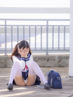 [Nagisa魔物喵] jkちゃんの屋上露出_08