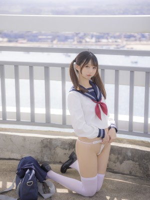 [Nagisa魔物喵] jkちゃんの屋上露出_19