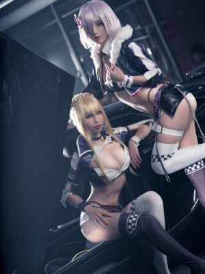 [爱老师_PhD] 玛修 黑枪呆 同人赛车 Alter Mash Race Queen_36