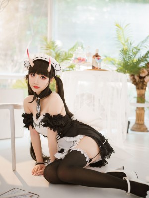 [面饼仙儿] 能代女仆 Azur Lane Noshiro Maid_06