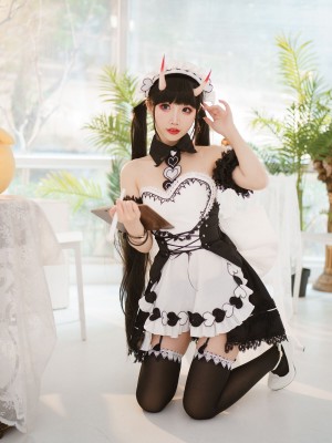 [面饼仙儿] 能代女仆 Azur Lane Noshiro Maid_04