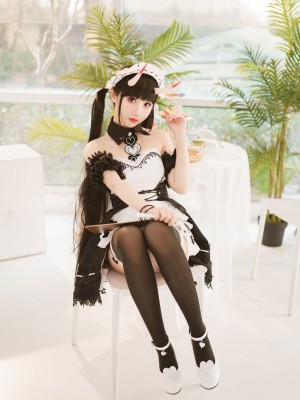 [面饼仙儿] 能代女仆 Azur Lane Noshiro Maid_09