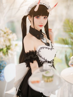 [面饼仙儿] 能代女仆 Azur Lane Noshiro Maid_28