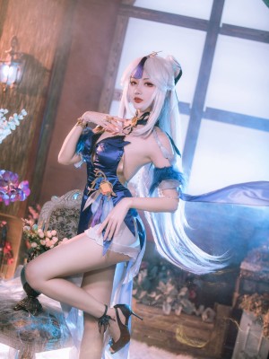 KisaragiAsh 如月灰 - Ningguang Orchid's Evening Gown_06