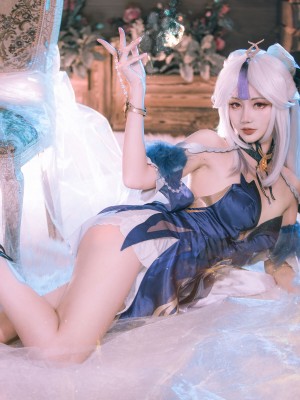 KisaragiAsh 如月灰 - Ningguang Orchid's Evening Gown_08