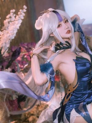 KisaragiAsh 如月灰 - Ningguang Orchid's Evening Gown_04