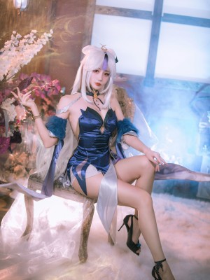 KisaragiAsh 如月灰 - Ningguang Orchid's Evening Gown_03